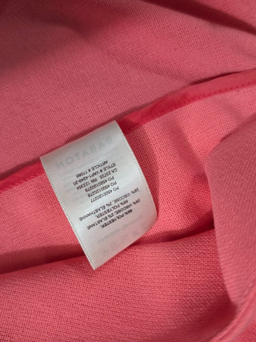 Artizia Babaton Peachy Coral Power Blazer - Size 6 - Picture 4 of 7